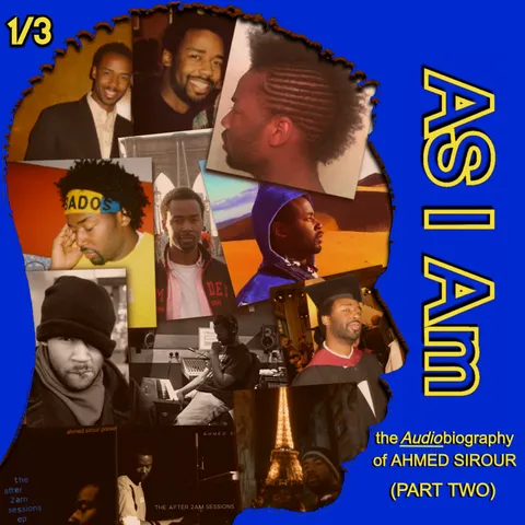 Cover of A.S. I Am, Part Two: a collage of photos of Ahmed inside a silhouette