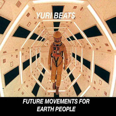 Cover of Future Movements for Earth People: an astronaut in a white corridor